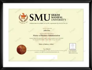 sikkim manipal university sample certificate