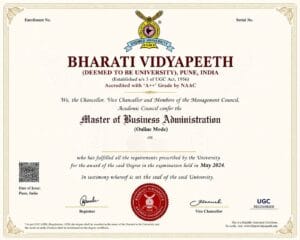 Recognized Degree Certificate
