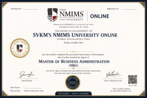 Recognized Degree Certificate