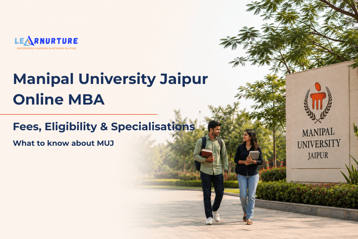 Manipal University Jaipur Online MBA campus and program overview