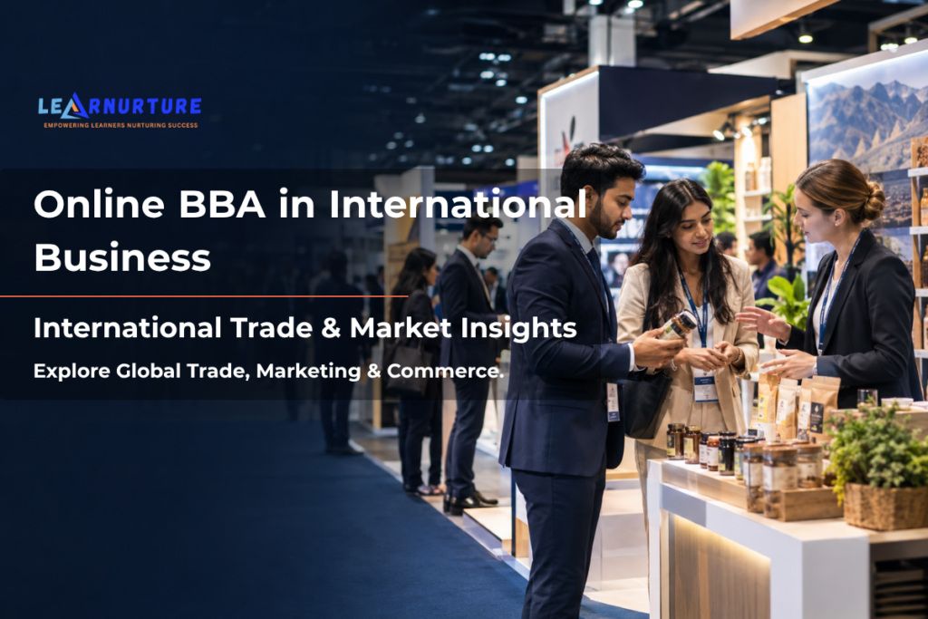 Online BBA in International Business course and global business studies
