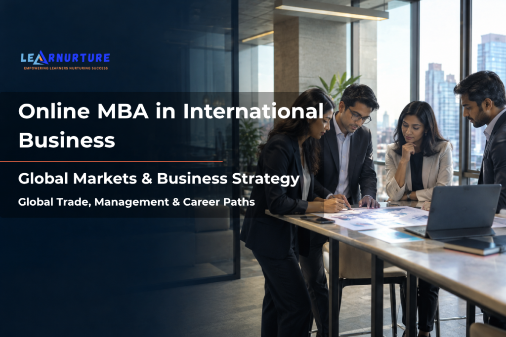 Online MBA in International Business with a focus on global markets and management.